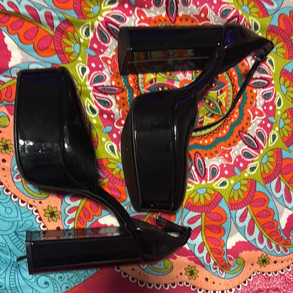 Black Platform Heels